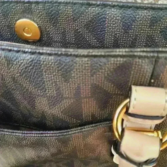 Michael Kors Monogram Shoulder Bag - Picture 8 of 14